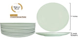 12-piece 11" Wheat Pulp Plate Sets (Seaweed)