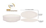 12-piece 11.5x6.25" Wheat Pulp Serving Platters (Mist)