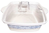 3-sets Casserole with Cover Blue