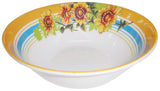 60-piece Round Party Plate Set Golden Sunflower (Fiesta Printed)