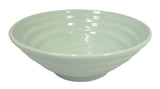 12-piece 8x2.75" Wheat Pulp Spiral Bowl Sets 1000ml (Seaweed)
